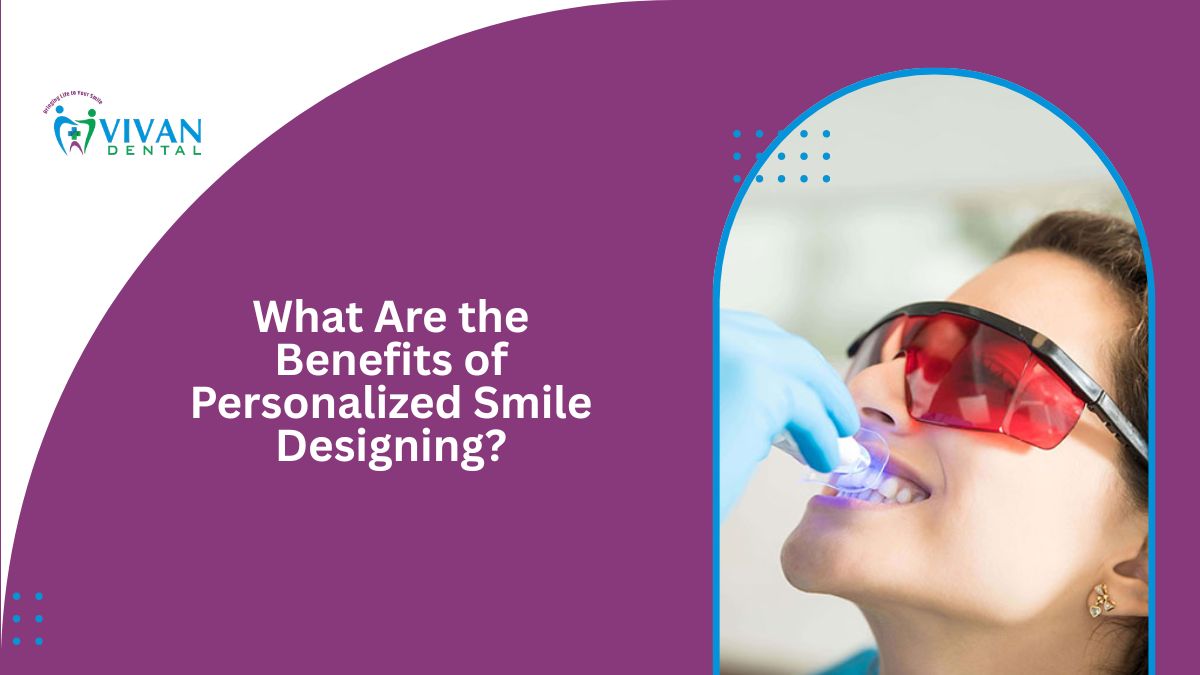 Personalized smile designing consultation with a cosmetic dentist.