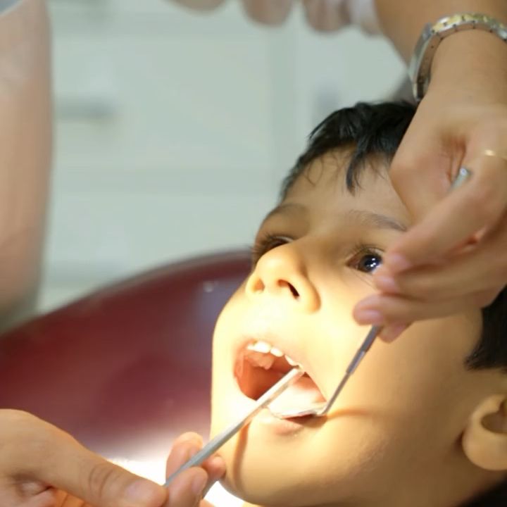 Child dental check-up at Vivan Dental Vaishali Nagar